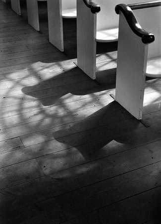Palatine Church Pews Shadows